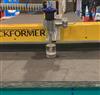 KMT Cutting Fiberglass Insulation on Lockformer Vulcan Machine